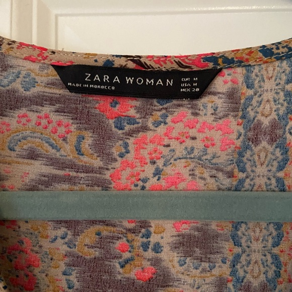 Zara patchwork poncho - Picture 2 of 3